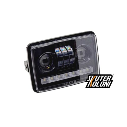 Daymaker LED Headlamp Lampu depan Smoke Vespa S 150 3V 125 iget